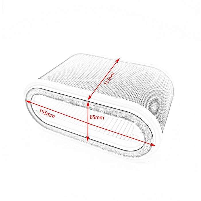 Motorcycle Air Filter Cleaner Reuseful Elements Air Cleaner for V-max 1200 Vmx12 1fk144510000 1fk-14