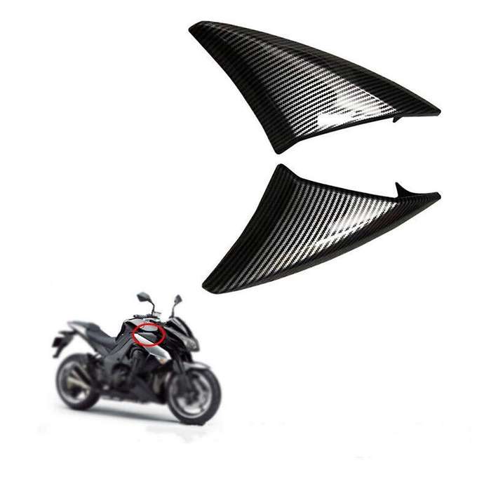 Motorcycle Air Intake Ram Cover Shroud Fairing Upper Tank Side Cover Trim Fairing for Z1000 2010-201