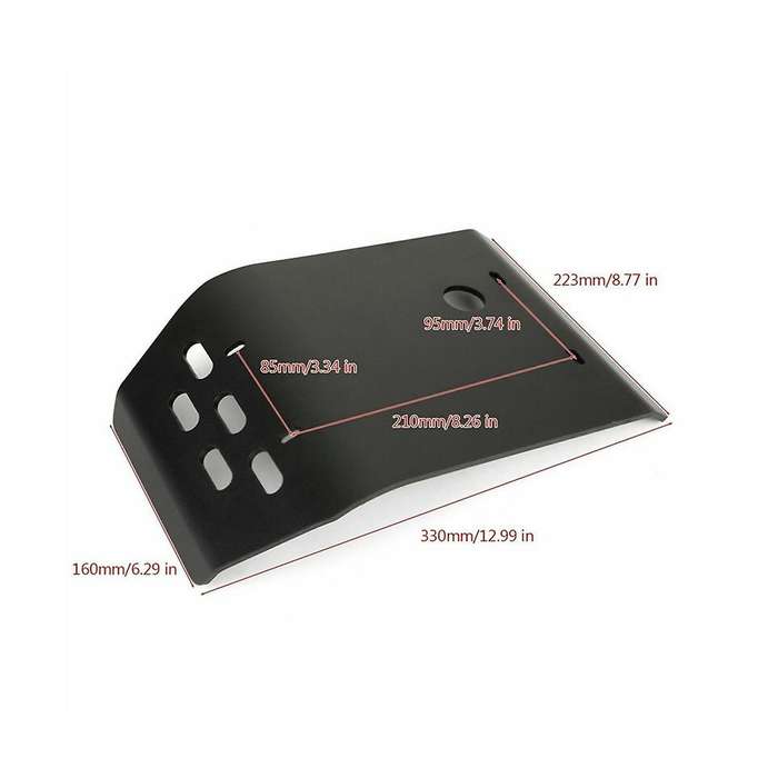 Motorcycle Black Engine Guard Cover Skid Plate for Serow Xt250 Tricker Xg250 Co