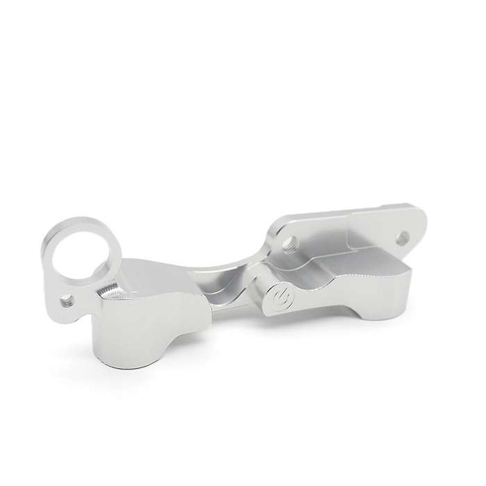 Motorcycle Caliper Adapter Code Brake Caliper Rotor Adapter Brackets for 6 Days Sei Giorni(Silver)