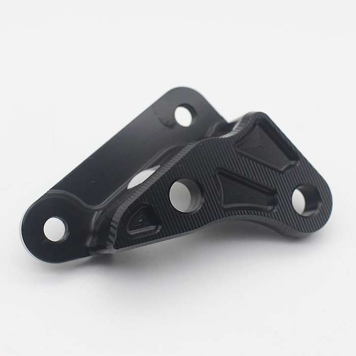 Motorcycle Caliper Adapter Code Brake Caliper Rotor Adapter Brackets for GTS300 GTV300 300(Black)