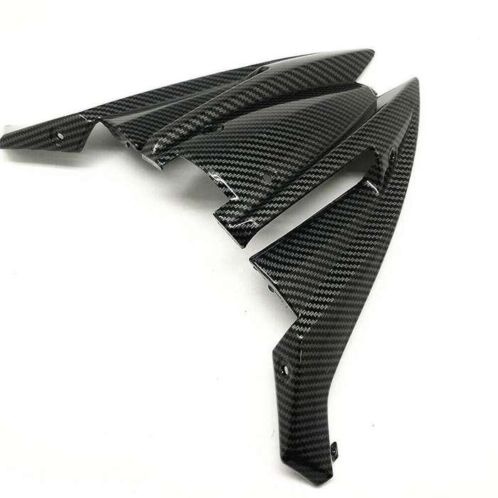 Motorcycle Carbon Fiber Finish Front Middle Headlight Fairing for Ninja 650 Er6f 2012-2016
