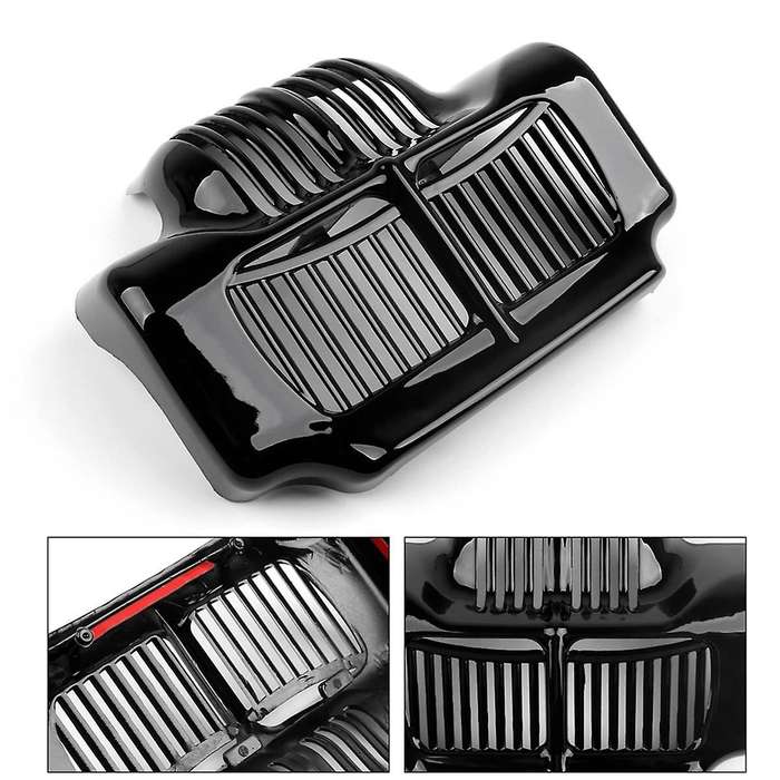 Motorcycle Cap for Touring Street Glide Road FLHX FLTR FLHT 2011-2016,Black