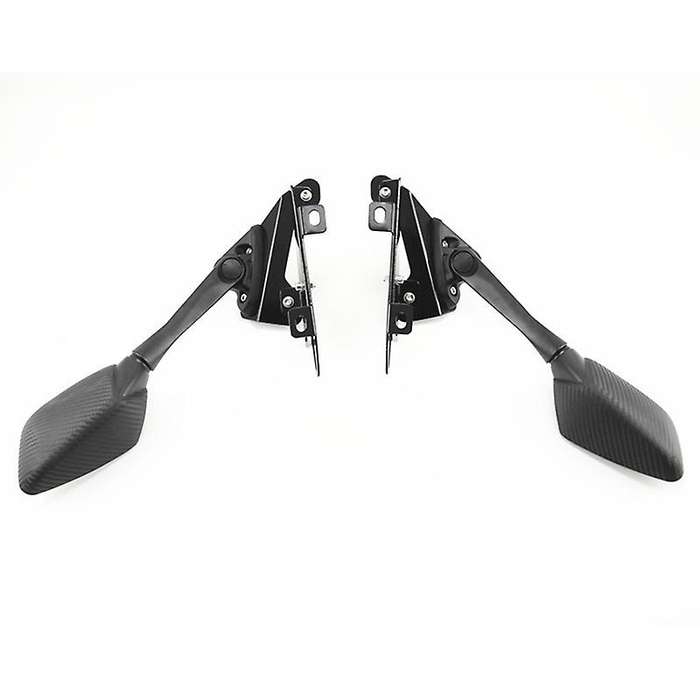 Motorcycle Carbon Fiber Front Rearview Mirrors with Bracke for Nmax155 N-Max 155