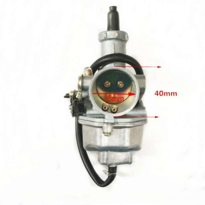 Motorcycle Carburetor Flat-Suction Plunger Carburetor for PZ26 CG125 Accessories