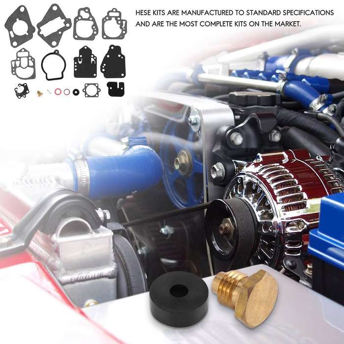 Motorcycle Carburetor Rebuild Kit Carburetor Repair Kit for Mercury Replaces 1395-97611 1395-9645 1