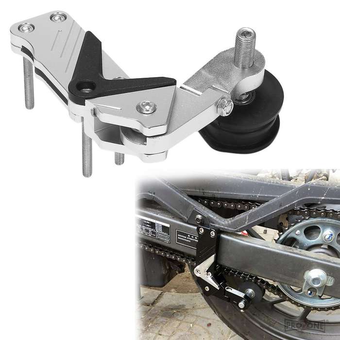Motorcycle Chain Regulator Large Chain Regulator Tensioner Roller Type Aluminum Universal Chain Regu