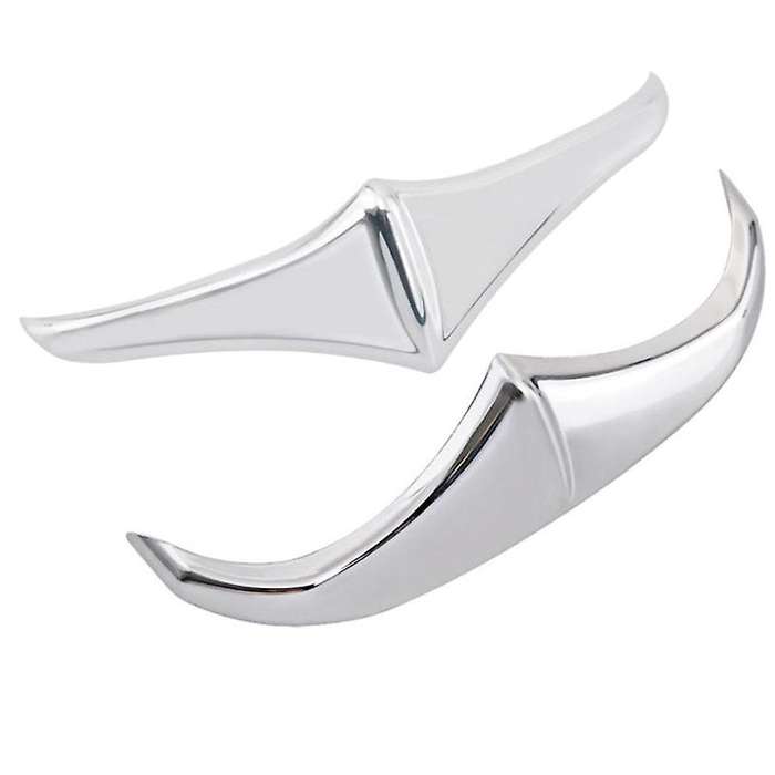 Motorcycle Chrome Front Rear Trailing Leading Edge Tip Trim Accent for Road Glide Road Street Glide
