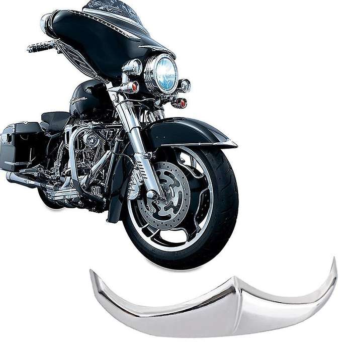 Motorcycle Chrome Front Rear Trailing Leading Edge Tip Trim Accent for Road Glide Road Street Glide
