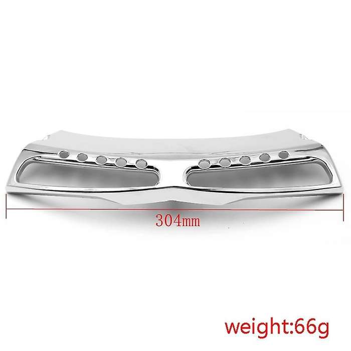 Motorcycle Chrome ABS Plastic Fairing Headlight Lower Grill for Goldwing GL1800 2001-2011