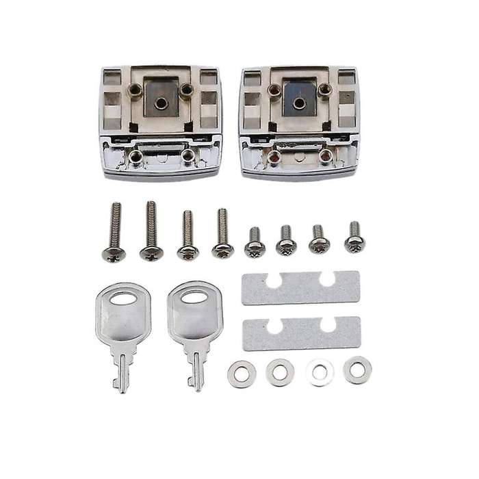 Motorcycle Chrome Tour Pack Pak Latch Cover Kits for Touring Ultra Glide Road 88-13