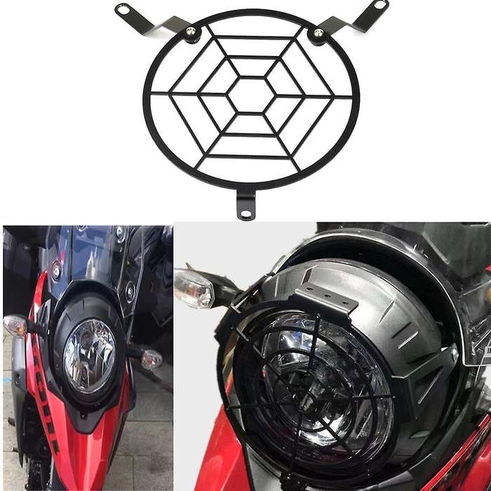 Motorcycle CNC Headlight Grill Cover Head Light Protection HeadLamp Guard for DL250 250