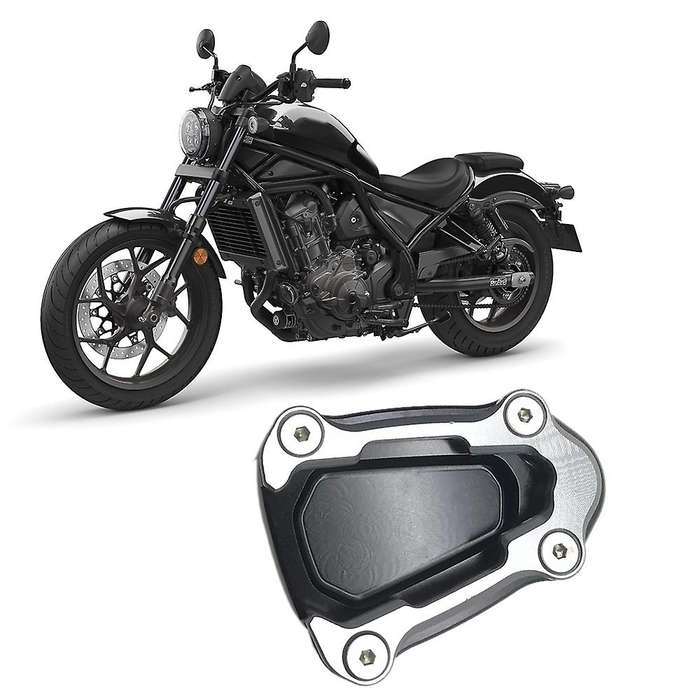 Motorcycle CNC Kickstand Foot Side Stand Extension Enlarge Pad Support Plate for REBEL 1100 2021 202