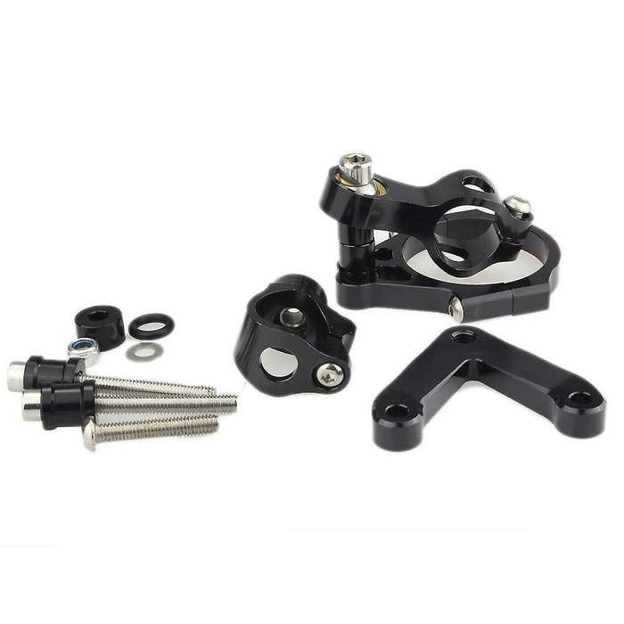 Motorcycle Cnc Steering Damper Stabilizer Mounting Bracket Kit for 848 2008-2010