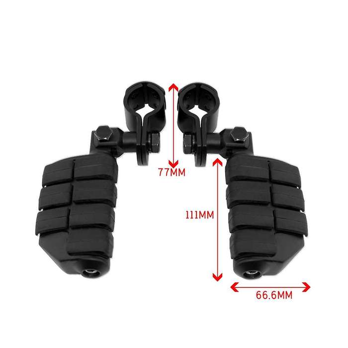 Motorcycle Crash Bar Pedal Crash Bar Folding Pedal Foot Pedal for Xl883/1200 Black