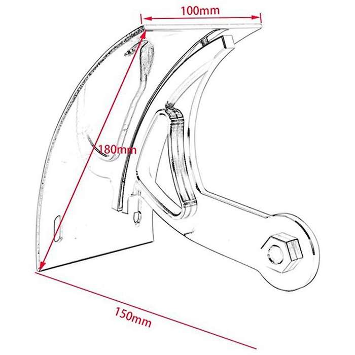 Motorcycle Curved License Plate Bracket for M109R M109 R 2006-2013 Side Mount License Plate Holder,