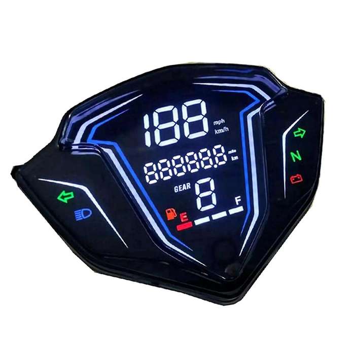 Motorcycle Digital Odometer Instrument Modification Refit Automatically Adjust for SRL115 FI / LAGEN
