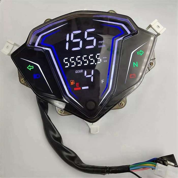 Motorcycle Digital Odometer Instrument Modification Refit Automatically Adjust for SRL115 FI / LAGEN