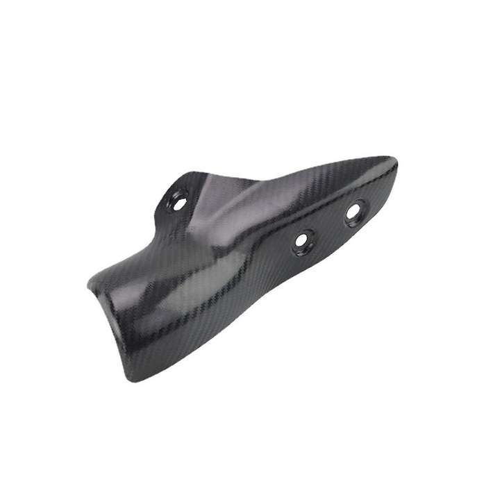 Motorcycle Exhaust Muffler Escape Cover Carbon Fiber Protector Heat Shield Cover Guard for Qianjiang