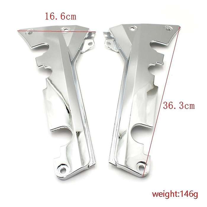 Motorcycle Fairing Right & Left Lower Rear Frame Cover for Goldwing GL1800 2001-2011 Chrome Decorati