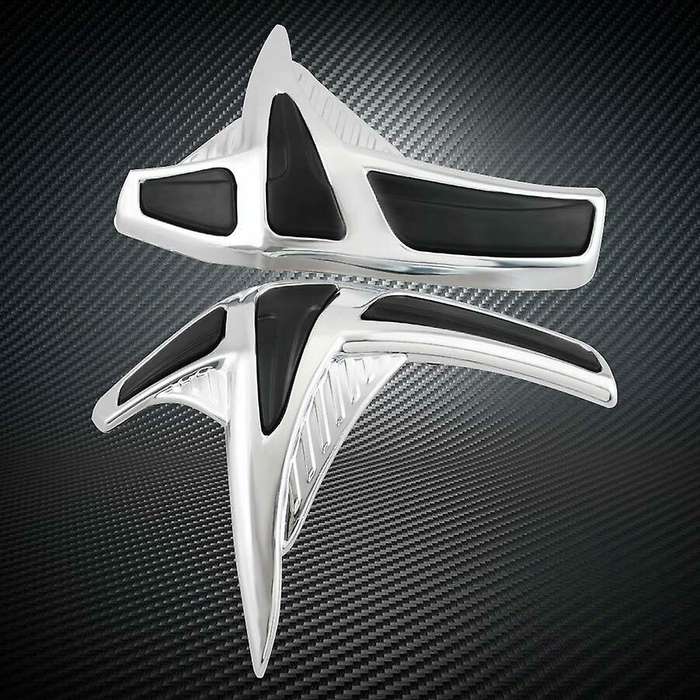 Motorcycle Fairing Sddlebag Protector Trim Cover for Gold Wing GL1800 1800 2001-2011 Chrome