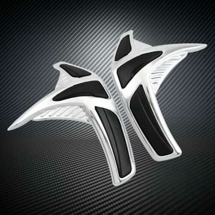 Motorcycle Fairing Sddlebag Protector Trim Cover for Gold Wing GL1800 1800 2001-2011 Chrome