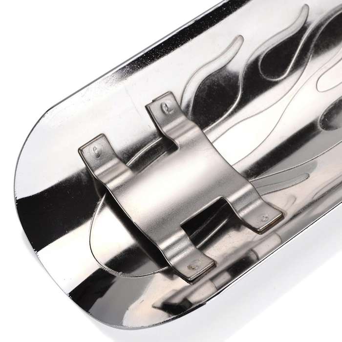 Motorcycle Flame Exhaust Muffler Pipe Heat Insulation Shield Insulation Cover for Chopper Thermal Si