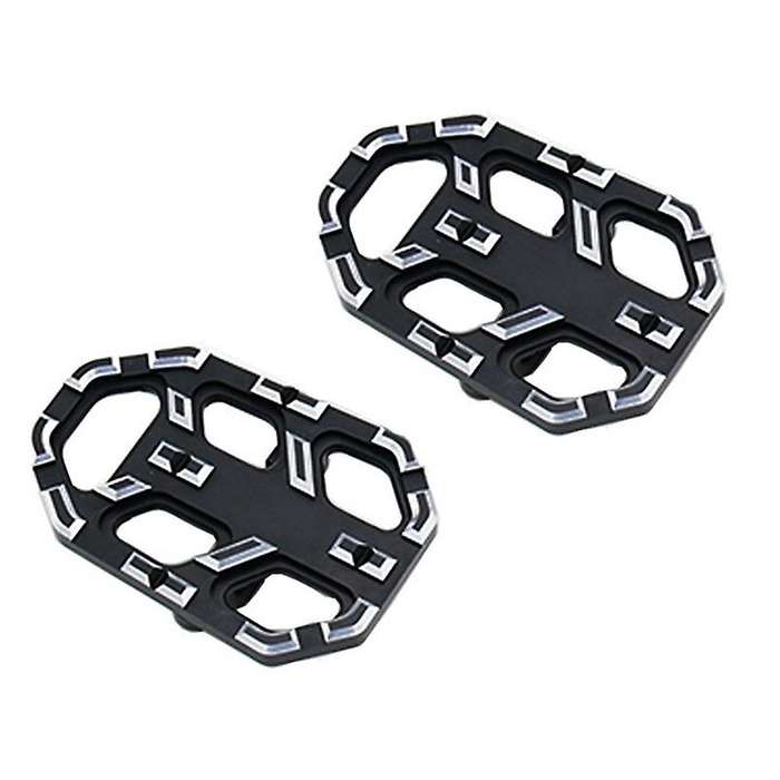 Motorcycle Foot Peg Footrests Pedal Enlarger for NC700X/S NC750X/S CB500X(Black)