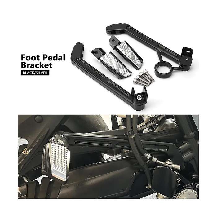 Motorcycle Footpegs Rear Passenger Foot Pegs Foot Rests Pedal Bracket for Rninet Rninet R Ninet R9t