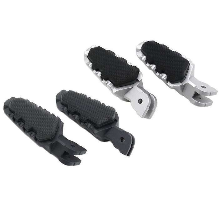 Motorcycle Footrest Foot Pegs Pedals for Ducati Hypermotard 821 Multistrada Mts 950 1260 1200(silver