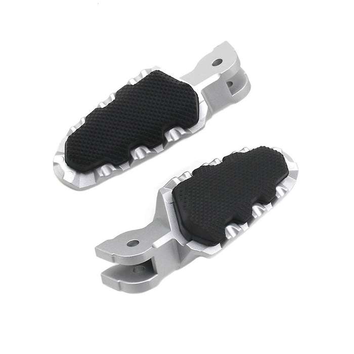 Motorcycle Footrest Foot Pegs Pedals for Ducati Hypermotard 821 Multistrada Mts 950 1260 1200(silver