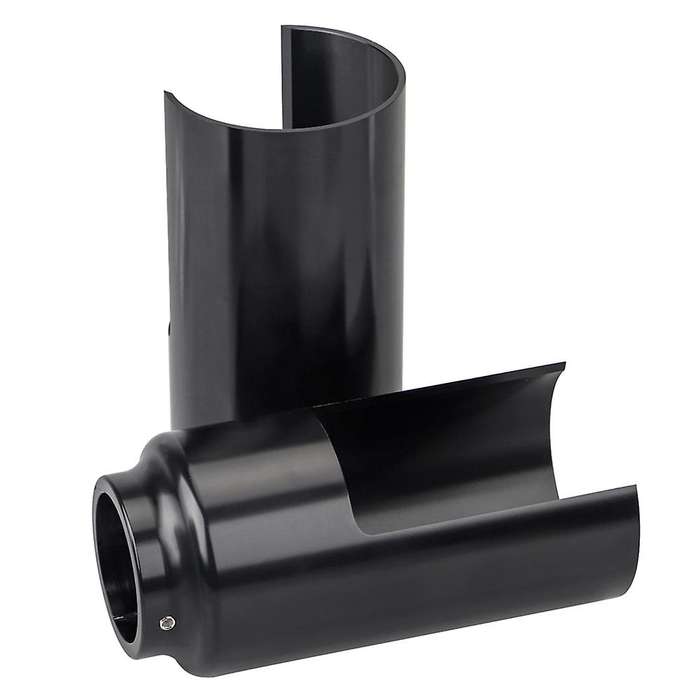 Motorcycle Fork Cover Set Tube Cap Kit for Softail Breakout FXBR FXBRS 2018-2021 Black Full Fork Boo