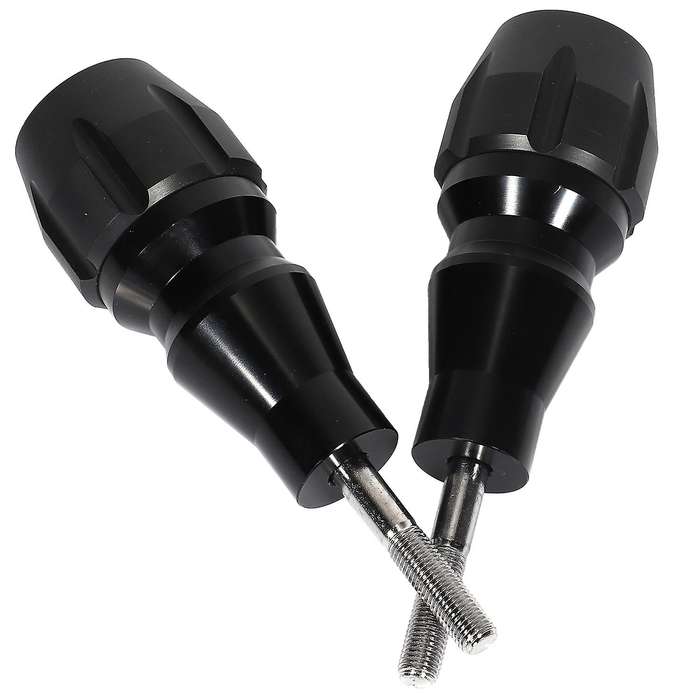 Motorcycle Frame Slider Fairing Guard Anti Crash Pad Protector for GSX-S 750 1000 400 600 750(Black)
