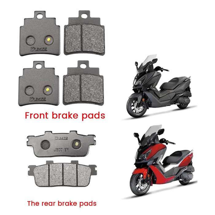 Motorcycle Front and Rear Brake Pads Sets for Cruisym 300 2017-2020