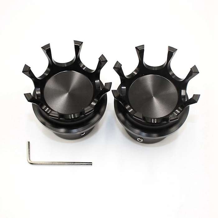 Motorcycle Front Axle Nut Covers Bolt Cap Aluminum for XL883 XL1200 Touring V Rod CVO