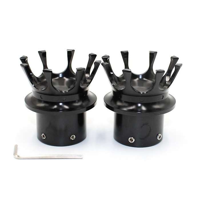 Motorcycle Front Axle Nut Covers Bolt Cap Aluminum for XL883 XL1200 Touring V Rod CVO