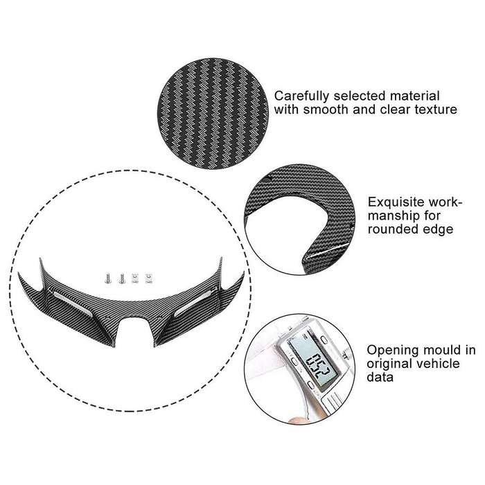 Motorcycle Front Fairing Aerodynamic Winglet for 250 400 2018-2020 Carbon Look