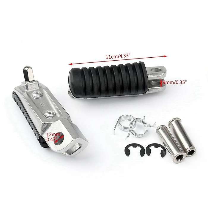 Motorcycle Front Footrest Foot Pegs for Ninja 250 400 650 1000 Z1000sx Z750 Er6f Zx6r Zx12r