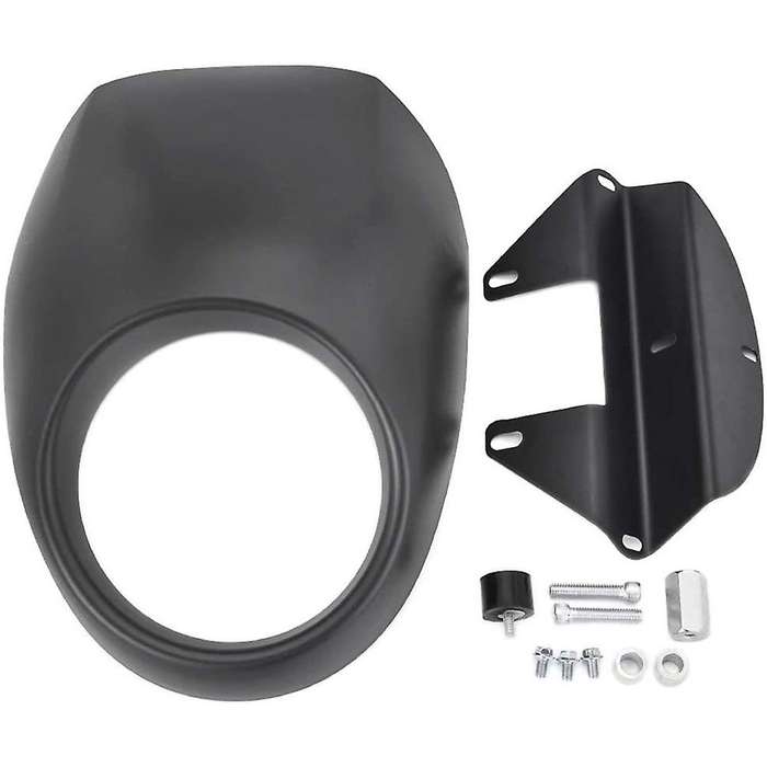 Motorcycle Front Headlight Fairing Mask Cover Fork Cowl Compatible with Bracket for FX XL 883 1200 1