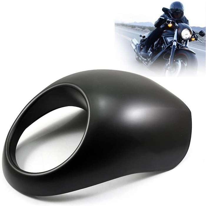 Motorcycle Front Headlight Fairing Mask Cover Fork Cowl Compatible with Bracket for FX XL 883 1200 1