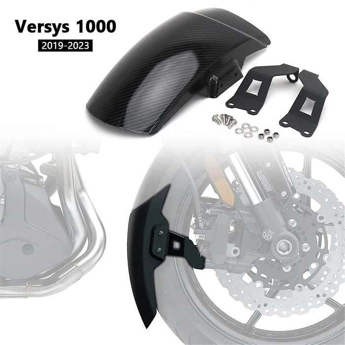 Motorcycle Front Mudguard Cover for VERSYS1000 1000 Versys1000 1000 2019-2023(Black)