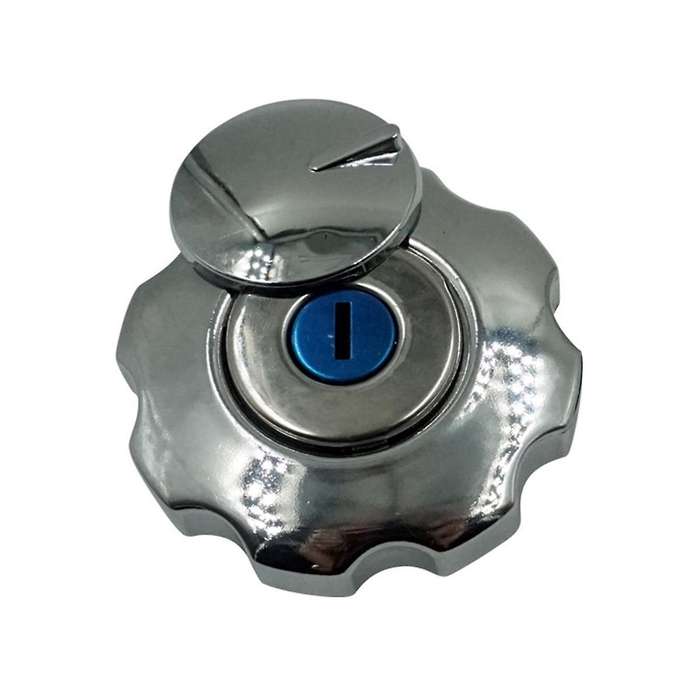 Motorcycle Fuel Gas Tank Cap Cover Lock Set for CG125 CG 125 Spare Parts Replacement Aluminium Fuel