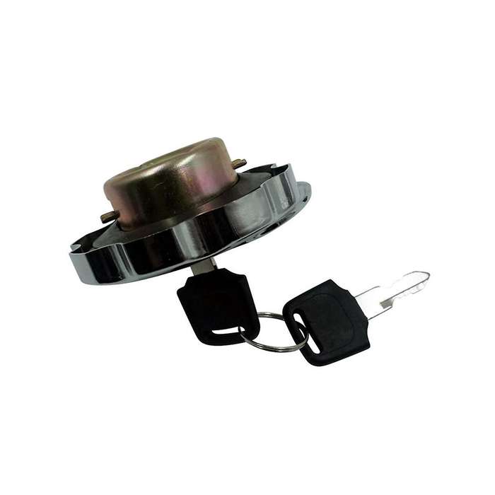 Motorcycle Fuel Gas Tank Cap Cover Lock Set for CG125 CG 125 Spare Parts Replacement Aluminium Fuel