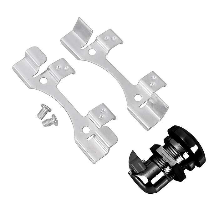 Motorcycle Fuel Latch Button Kit Fuel Tank Latch Cover for Touring 1992-2020 Street Road Glide Black