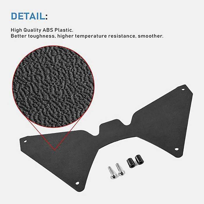 Motorcycle Fuel Tank Deflector ABS Forkshield Updraft Deflector for CRF1000L Africa Twin 2016-2021