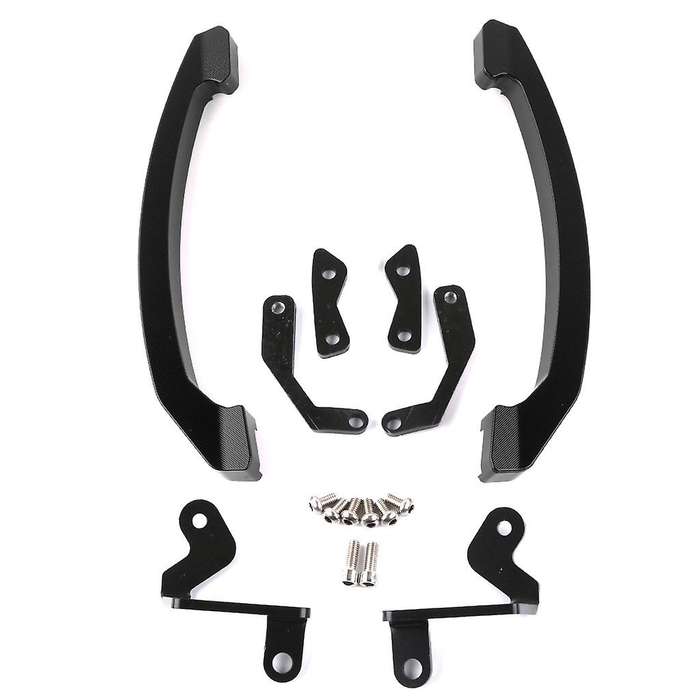 Motorcycle Grab Handle Bars Rear Seat Passenger Grab Rail Handle for MT07 2014-2016 Black