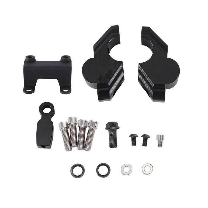 Motorcycle Handlebar Riser Drag Handle Bar Clamp Extend Adapter for Mt-07 Mt07 2021 2022 2023 -(blac