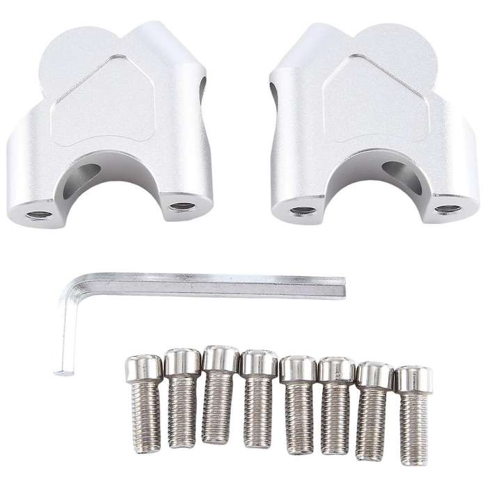Motorcycle Handlebar Riser Drag Handle Bar Clamp Extend Adapter for Loncin Voge 300ac 300ds 500r 500