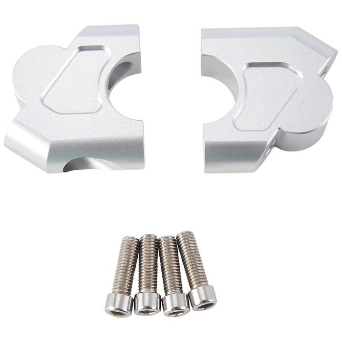 Motorcycle Handlebar Riser for NX400 NX 400 NX500 NX 500 Accessories Handle Bar Lift Mount Silver