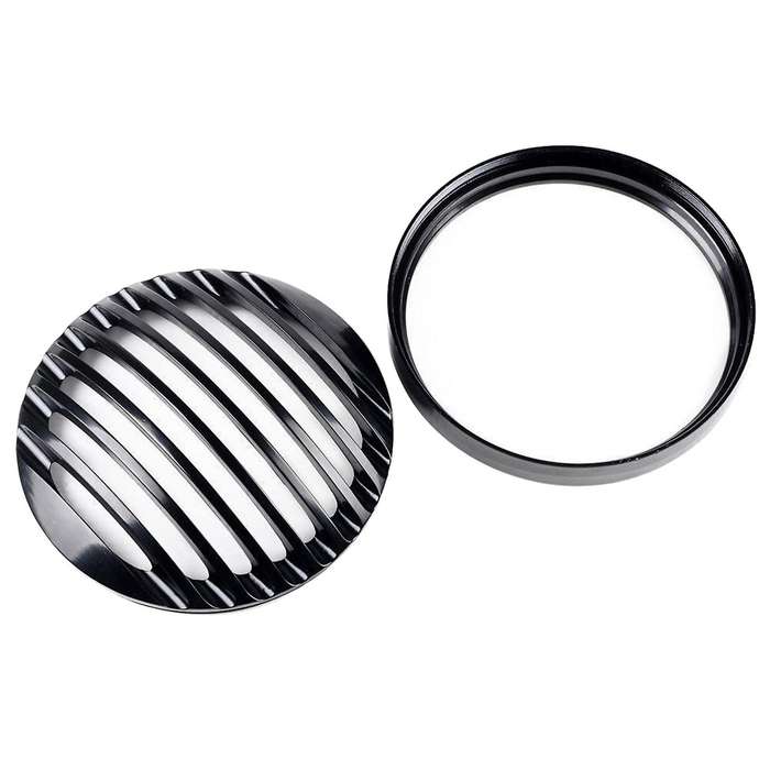 Motorcycle Headlight Grille Cover Modification LED Light Grille Trim for XL883/1200 2004-2014